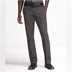 Express Photographer cotton-blend chinos in gray SEE Measurements
